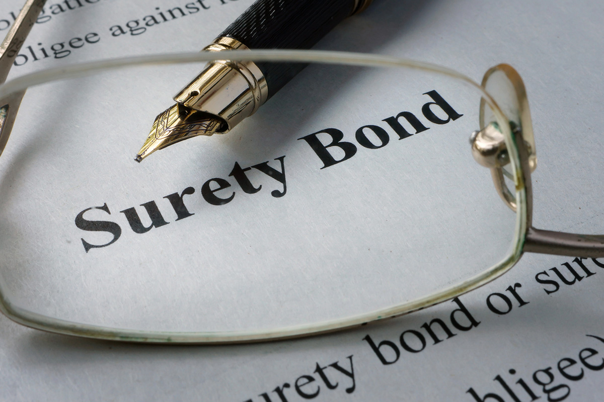 information on a piece of paper regarding Surety Bonds in Salt Lake City, Murray, UT, Sandy, UT, Riverton, West Valley City and Nearby Cities